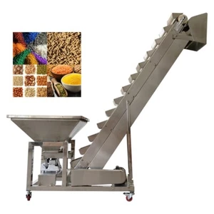 220V Feeding Hoist Grain Feed Plastic Particle Stainless Steel Conveyor - Picture 1 of 24
