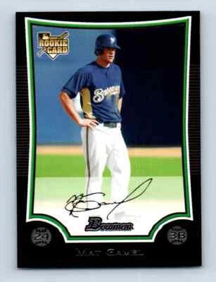 2009 Bowman Mat Gamel Rookie Milwaukee Brewers #200 - Image 1 of 2