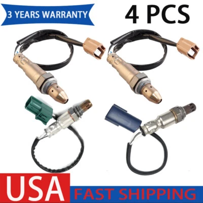 Juego de 4 sensores de oxígeno superior e inferior para Nissan NV1500 2500 3500 2012-2019 4,0 L Foto 1 de 4