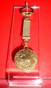 1960 Olympic Games Rome ORIGINAL XVII OLIMPIADE ROMA MCLMLX Keychain FIRESTONE - Picture 1 of 4