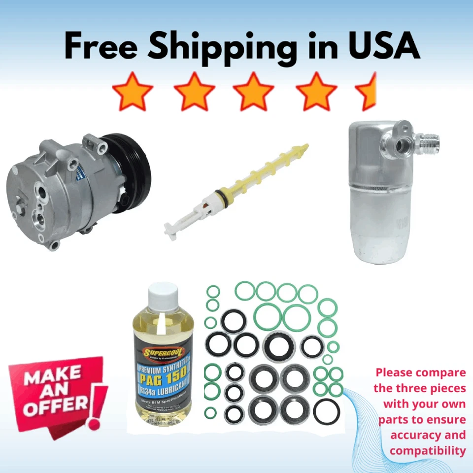 Compresor y válvula aire acondicionado apto para Chevrolet Corvette 1999-2004 Foto 1 de 4