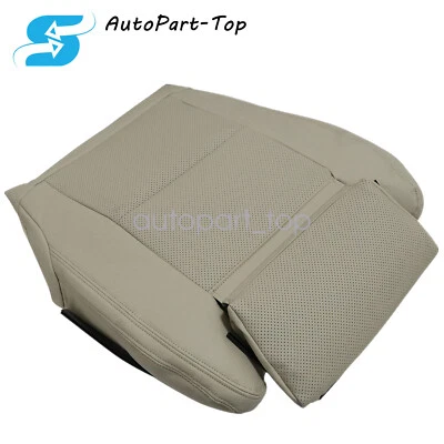 Cubierta de asiento de cuero inferior del lado del conductor bronceada para Mercedes-Benz CLA 250 2016-2020 Foto 1 de 4