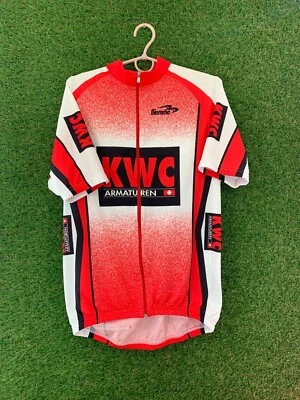 CAMISA CICLISMO MANGA CORTA JERSEY KWC ARMATUREN BIEMME ORIGINAL TALLA L GRANDE Foto 1 de 4