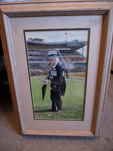 DANNY BYRNE ACCLAIMED LISTED ARTIST AT THE RACES DRAWING SIGNED 1990S - Picture 1 of 7