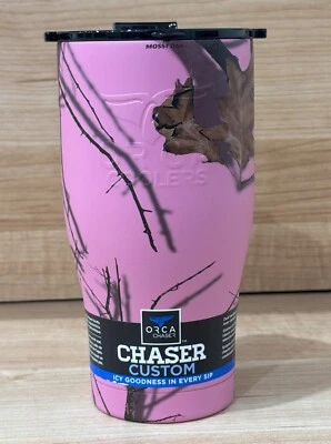 Vaso de acero inoxidable ORCA Chaser 27 oz, camuflaje roble musgo rosa, nuevo Foto 1 de 4