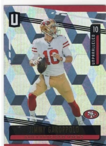 Panini Unparalleled Jimmy Garoppolo Cubic Parallel 2019 #111/135 - Imagen 1 de 1
