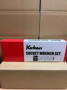 Ko-ken Steckschlüssel 21 tlg Set 9,5 mm Antrieb 6-Punkt 7-22 mm 3286Z - Bild 1 von 8
