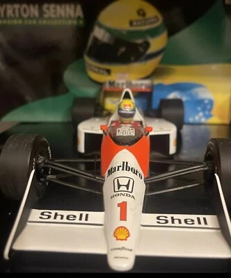 Ayrton Senna Mp4/5 Suzuka legend  1989 1/18 repaired - Image 1 of 4