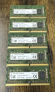 Lot of 5 - HP Kingston 8GB 1RX8 PC4-2666V DDR4 SODIMM MEMORY RAM 937236-852 - Picture 1 of 2