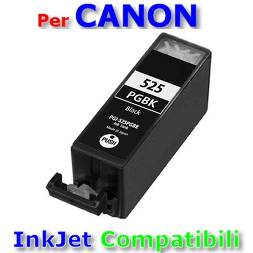 Cartuccia 4529B001 PGI-525 BK Nero Compatibile Canon iP 4850 / iP 4900 / iX 6500 - Bild 1 von 1