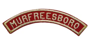 Murfreesboro RWS Red & White Community Strip WORN CSP WHT Bdr (ZC635) - Bild 1 von 2