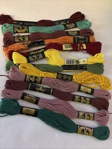 Embroidery Floss Lot - Assorted Colors DMC - Picture 1 of 5