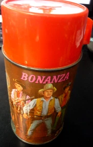 Vintage 1975 Bonanza TV Show Aladdin Metal Thermos Only for Metal Lunchbox - Picture 1 of 6