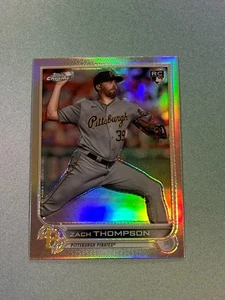 2022 Topps Chrome Sonic Zach Thompson Rookie Refractor #30 Pittsburgh RC (Y) - Bild 1 von 2