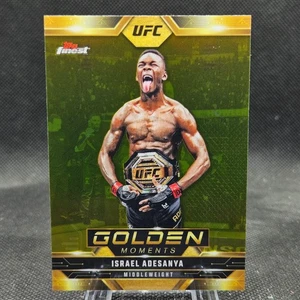 Israel Adesanya 2025 Topps Finest UFC Golden Moments Refractor #GM-9 - Bild 1 von 2