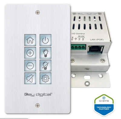 Key Digital KD-WP8-2 Keypad Works with QSC QSYS Q-SYS - Image 1 of 3