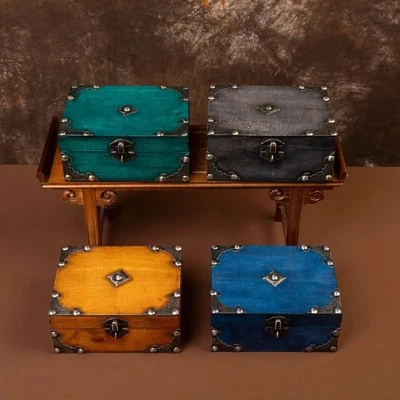 Fantasy Holzschatulle – Aufbewahrungsbox für Pen & Paper, Würfel, RPG Gear - Bild 1 von 4