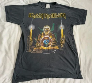 Camisa Iron Maiden 1988 Seventh Son Tour Judas Priest Metallica Black Sabbath M - Imagen 1 de 9
