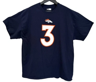 Ropa del equipo de la NFL Denver Broncos #3 Wilson camiseta manga corta para hombre talla 2XL Foto 1 de 4