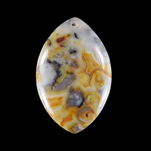 Mexican Crazy Lace Agate 48x31x6mm bead GD809131 - Picture 1 of 2