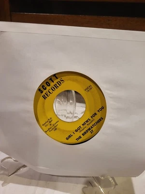 THE BIRDWATCHERS: GIRL I GOT NEWS FOR YOU; 1966 SCOTT 27 RARE GARAGE BAND VG+ 45 - Image 1 of 3