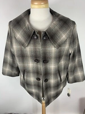 Chaqueta Blazer Kim Rogers Mujer Talla 16P Cuello Retrato-305 Foto 1 de 4