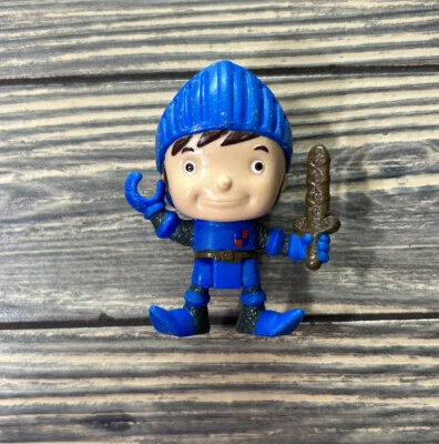 "Figura de acción Mike The Knight 2012 Mattel Nick Jr azul 3"" A" Foto 1 de 2