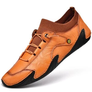 Fashion Men Casual Non-slip Moccasin Loafers Walking Outdoor Driving Shoes  - Picture 1 of 19