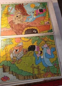 2 VINTAGE 63 Piece 1978 KELLOGG's TOUCAN SAM PUZZLE CEREAL PREMIUMS - Picture 1 of 3