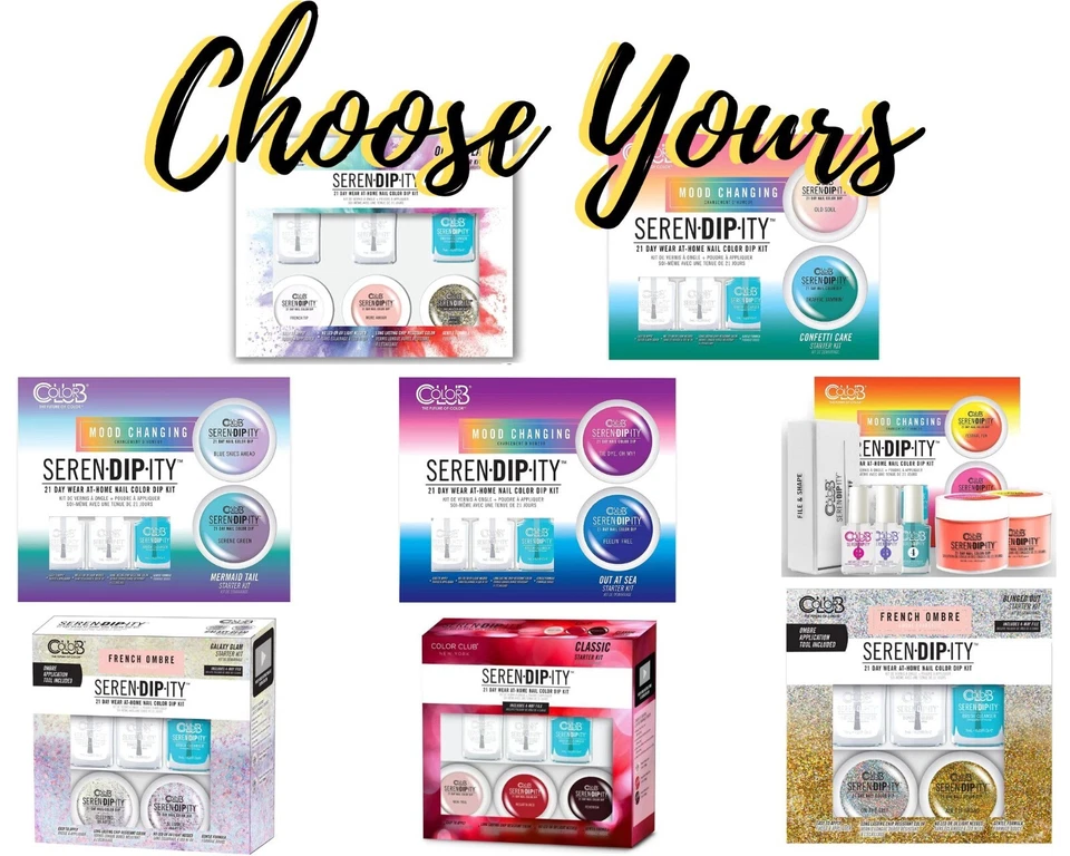 Color Club - Serendipity Nail Color Starter Dip Kit - Choose Yours - Image 1 of 1