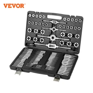 VEVOR Tap and Die Set 40PCs 60PCs 80PCs 110/116PCs Metric or SAE - Picture 1 of 36