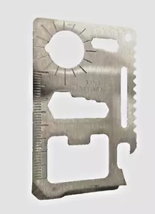 MULTI PURPOSE SURVIVAL TOOL FITS IN A WALLET - Picture 1 of 4