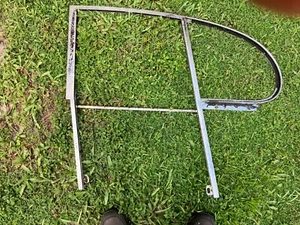 Jaguar Mark 2, 240, 340 Daimler 250 Left Rear Window Frame Chrome over Brass - Picture 1 of 4