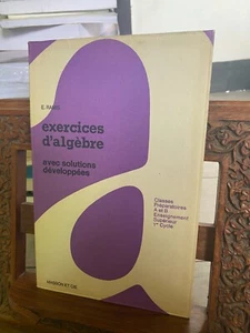 Ramis E.: Ejercicios de álgebra con solución desarrollados 1970 Masson y rodilla - Imagen 1 de 2