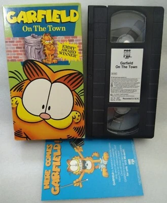 VHS Garfield - Garfield on the Town (VHS, 1990) — 第 1/4 张图片