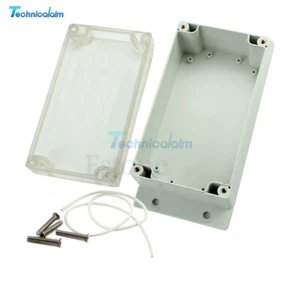 158x90x65mm Clear Waterproof Plastic Electronic Project Box Enclosure Cover CASE - Picture 1 of 5