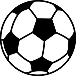 (2) 3" Vinyl Decals - Soccer Ball - Picture 1 of 3