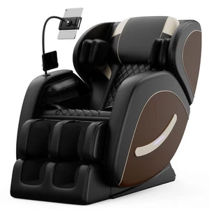 Zero Gravity Massage Chair Recliner with Full Body Air Pressure & Heating Brown - Picture 1 of 8