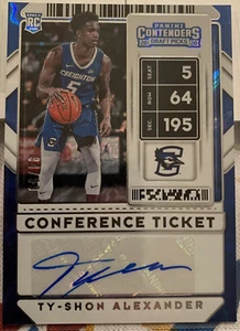 Ty-Shon Alexander Creighton Basketball Panini Autograph Rookie Card Suns /99 NBA - Picture 1 of 1