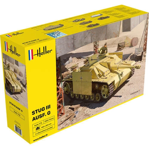 HELLER 1/16 StuG III Ausf G 德国坦克带装甲侧裙 HLR30320 — 第 1/1 张图片