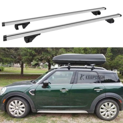 53" Car Top Roof Rack Cross Bar Luggage Cargo Carrier For Mini Cooper Countryman - Image 1 of 4