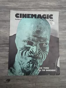 RARE Cinemagic Number Issue 4 The Thing In The Basement Book 1975 Vintage - Imagen 1 de 3