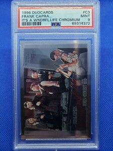 1996 It's A Wonderful Life Chromium Chrome card PSA 9 JIMMY STEWART Capra #C3