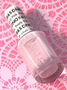 DND Nail Lacquer Polish 865 PEARLY PINK Pearly Blush Sheer Pink THE LOWEST PRICE - Picture 1 of 14