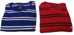 POLO RALPH LAUREN HOMBRE 2XL AZUL ROJO BLANCO WAFFLE CAMISETA DE MANGA LARGA DE PESO MEDIO - Imagen 1 de 40