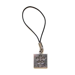 Bijou accessoire de tel portable GSM SAC MP3 / Breloque FRIENDS / Dragonne noire - Photo 1 sur 1