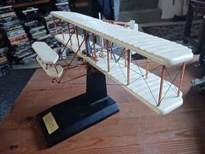 Danbury Mint Wright Flyer Hand Crafted In Mahogany 1:32 Scale Limited Edition - Picture 1 of 14