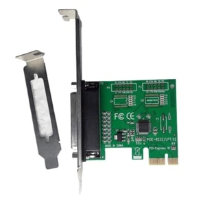 Parallel Port DB25 LPT Printer PCI-E Express Card Converter Adapter Low Profile - Picture 1 of 6