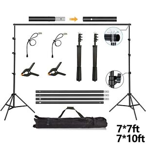 Photography Studio Backdrop Stand Video Studio Background Support System Kit