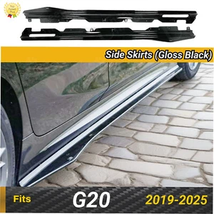 Fit 2019-2025 BMW 3 Series G20 M330i M340i M Sport Side Body Skirts Kit Spoilers - Picture 1 of 10